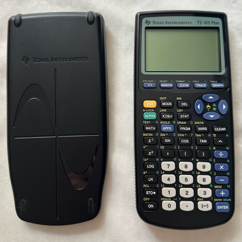 Texas Instruments TI-83 Plus Black Graphing Calculator